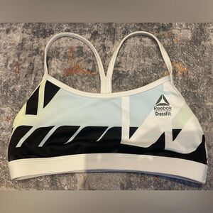 Reebok CrossFit Black and White Sports Bra Size Xs